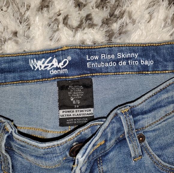 Massimo Denim Low Rise Skinny Jeans - Picture 2 of 11